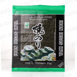 Feuilles de nori 25g 10 feuilles