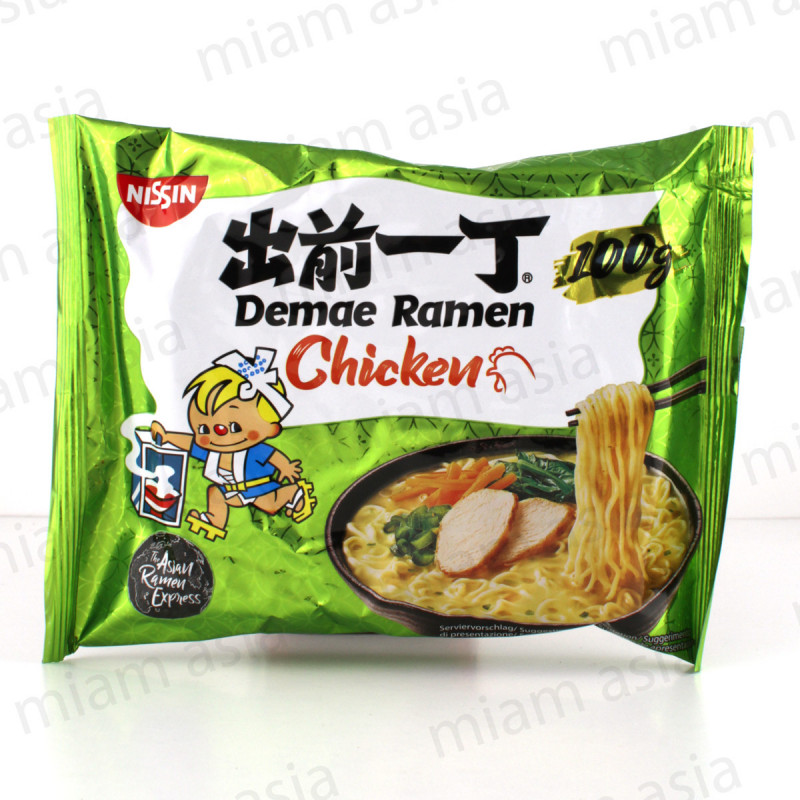 Nouilles instantanées Soupe Ramen instantanée Poulet 100g Nissin