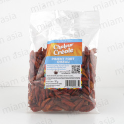 Piment Oiseau entier 50g Chaleur créole