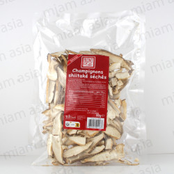 Champignons shiitaké séchés émincés 80g Mont asie