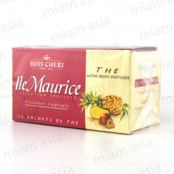 Thé Ile Maurice fruits exotiques Bois Chéri 25 sachets