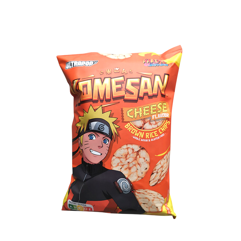 Snacks de riz brun complet saveur fromage Naruto KOMESAN 60g