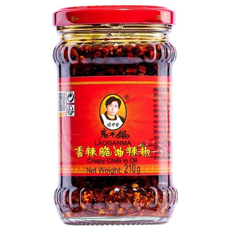 Piment croustillant à l'huile 210g LAO GAN MA