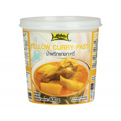 Pâte de curry jaune 400g LOBO