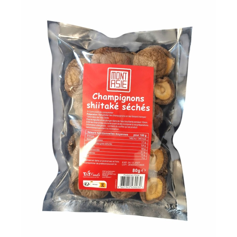champignon shiitaké séché