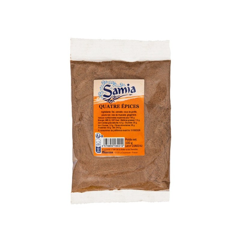 mélange 4 épcies 100g Samia