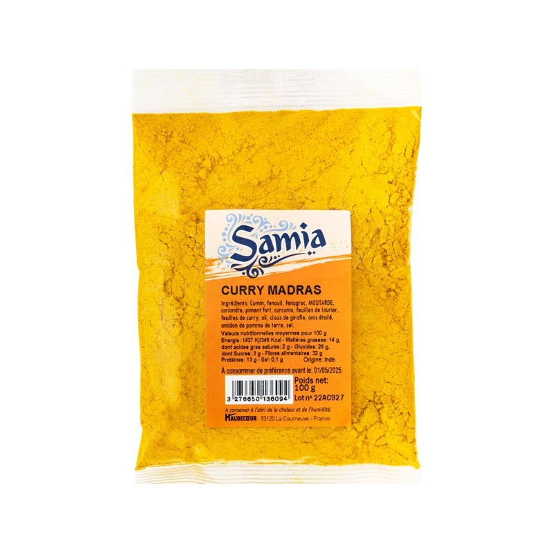 Curry Madras 100g SAMIA