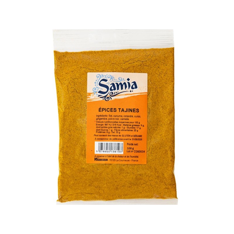 Épices pour tajine 100g SAMIA