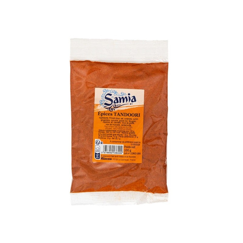 Épices pour tandoori 100g | Mélange pour cuisine indienne