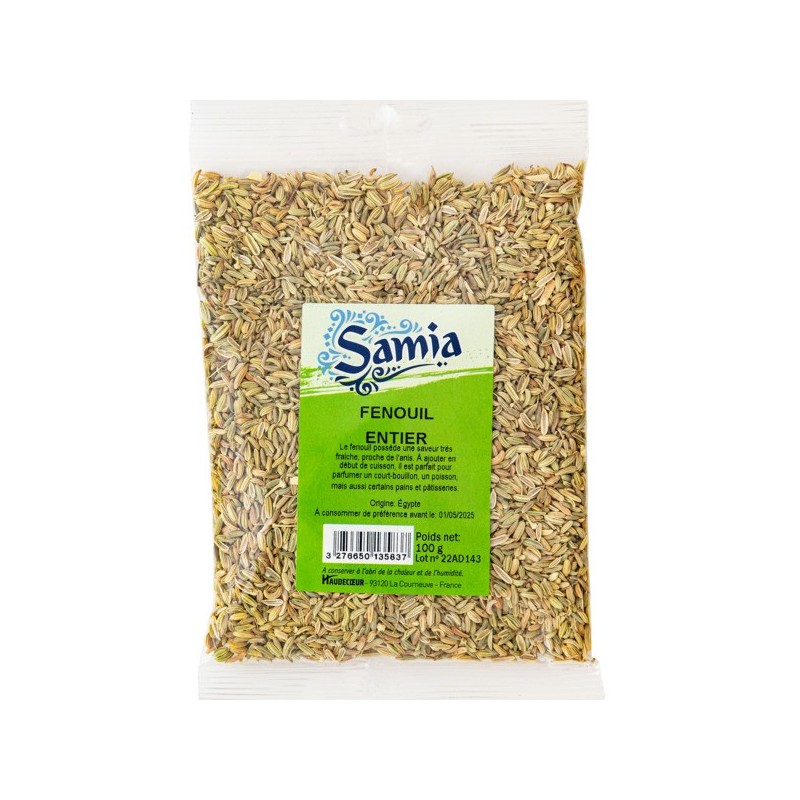 Fenouil entier 100g SAMIA