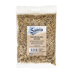 Poivre blanc entier 100 g SAMIA