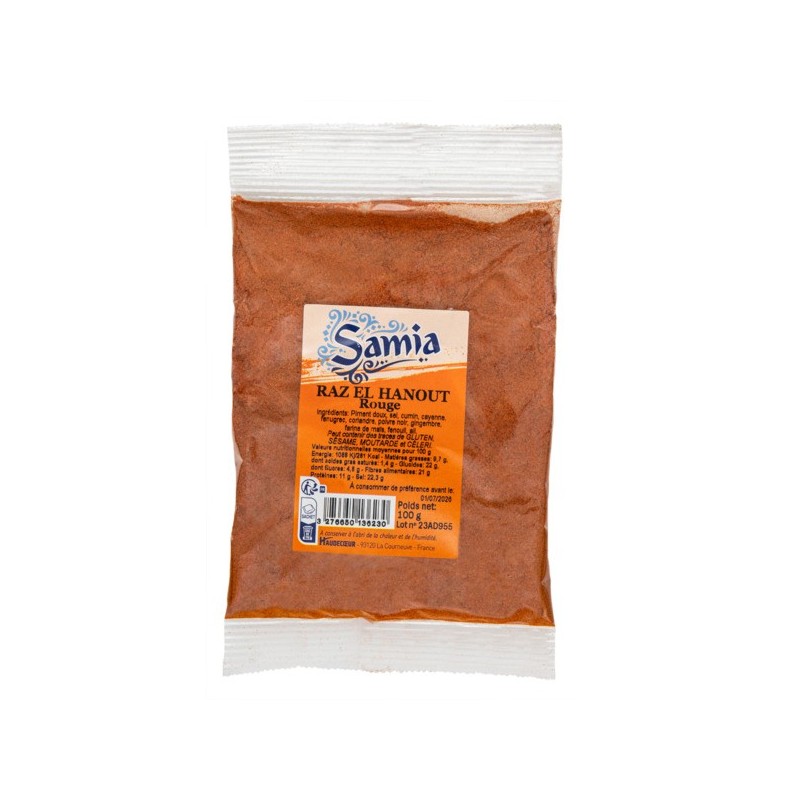 Raz el Hanout rouge 100 g | Épices pour cuisine marocaine