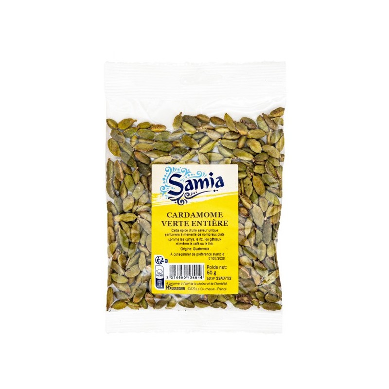 Cardamome verte entière 50 g SAMIA