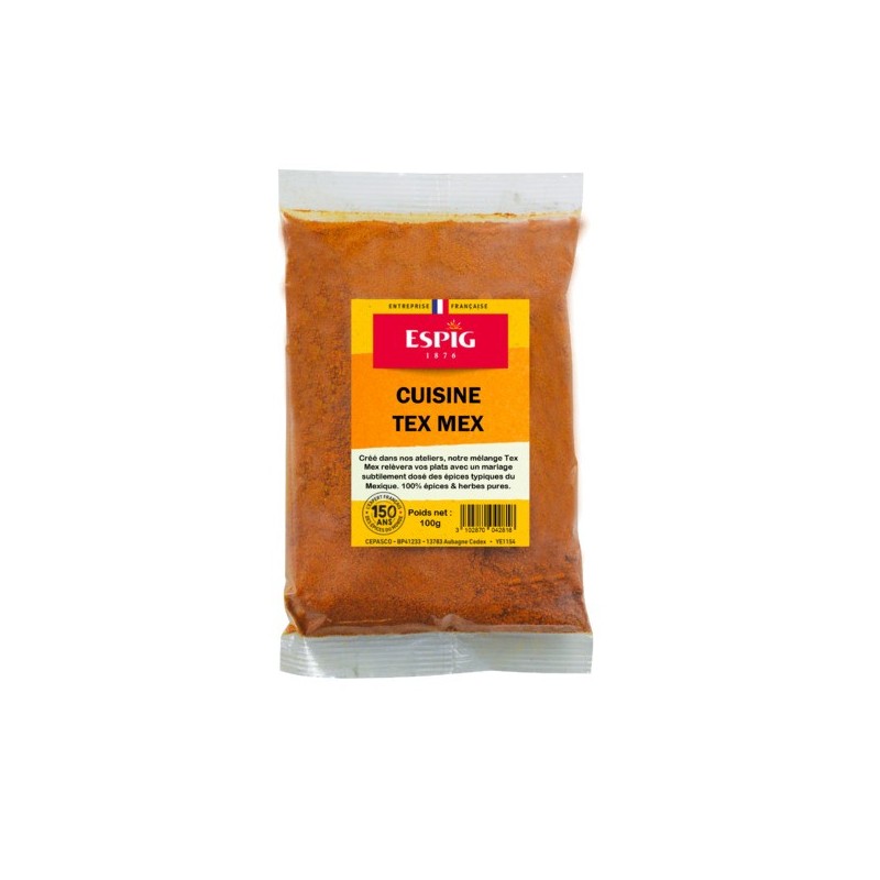 Cuisine mexicaine 100 g ESPIG