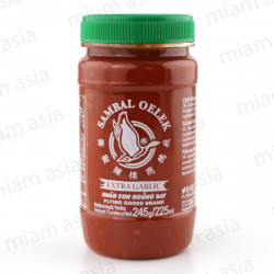 Pâte de piments à l'ail 245g Sambal Oelek